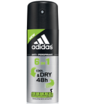 Дезодорант-спрей для мужчин Adidas Cool & Dry 6in1 miesten 150мл