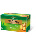 Зелёный чай с имбирем Twinings Green Tea 25пак.