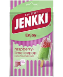 Жевательная резинка без сахара (малина- лайм) Jenkki Enjoy Raspberry-Lime 70гр