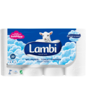 Туалетная бумага  Lambi  трехслойная 8 рулонов