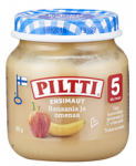 Детское питание Piltti Ensimaut  (яблоко,банан) с 5мес. 125гр.