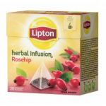 Чай Lipton травяной с шиповником в пирамидках  Rosehip 20шт.