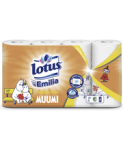 Бумажные полотенца с героями Moomin Lotus Emilia Design 4 рулона