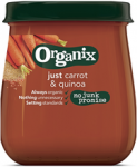 Детское питание ( морковь, квиноа) Organix LUOMU c 6мес. 120гр