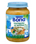  Детское питание Nestle Bona Kasvispastaa ja basilikaa(овощное рагу) с 1 года. 200 гр