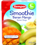 Смузи Semper банан, манго (с 1 года) 200гр