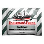 Леденцы от укачивания с лакрицей, без сахара Fisherman’s Friend Salmiak sokeriton 25гр